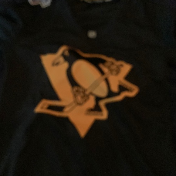 NHL SS 19 W PIT Blank Jrsy-Blk-M MD - Picture 1 of 5